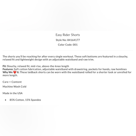 Nwt FREE PEOPLE Easy Rider Shorts S Black New FP MOVEMENT - Picture 4 of 4